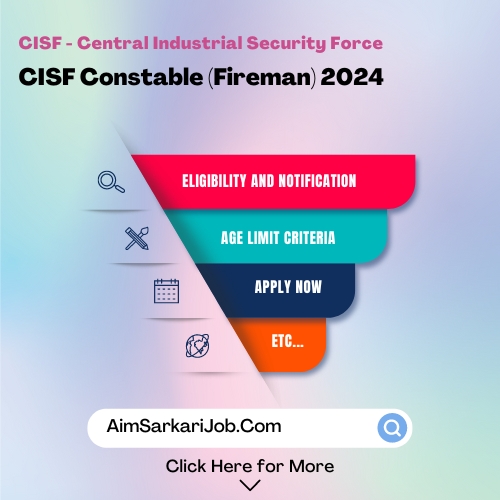 Cisf constable (fireman) 2024