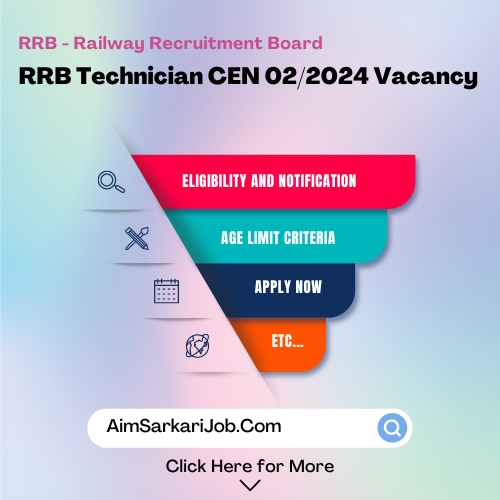 Rrb technician cen 02 2024 vacancy