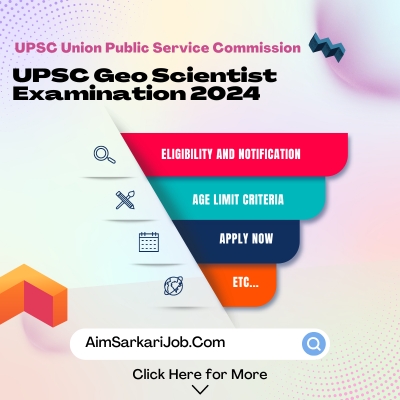 Upsc geo scientist examination 2024